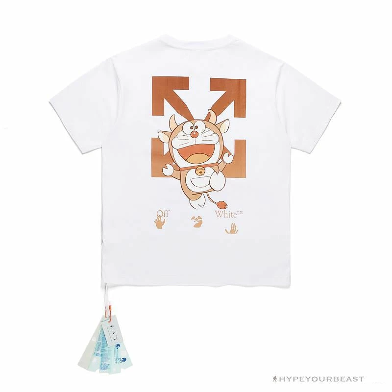 OFF-WHITE Year Of The Ox Doraemon Arrow Tee Shirt ‘WHITE’
