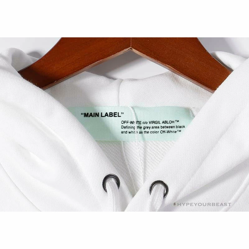 OFF-WHITE Green Arrow Hoodie ‘WHITE’