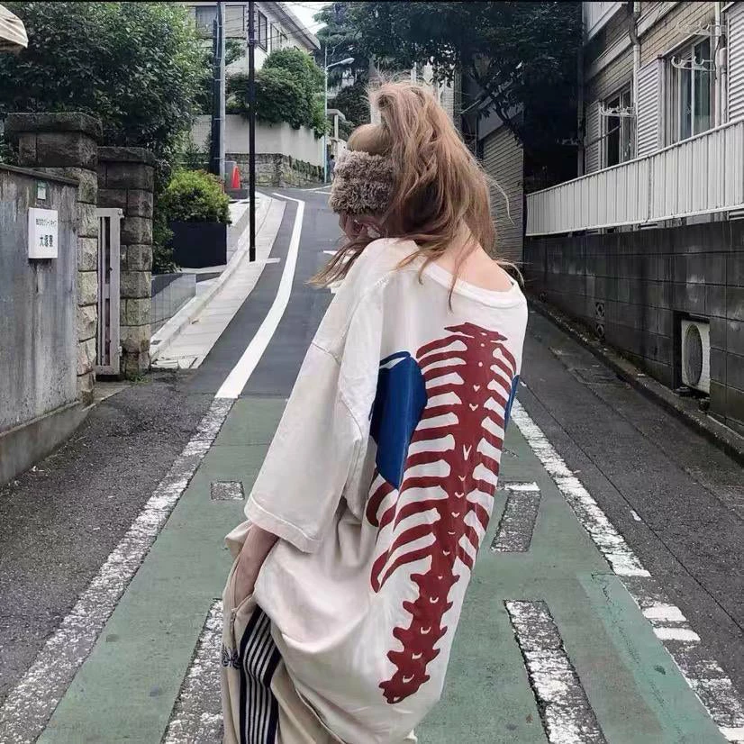 OFF-WHITE Loose X Oversized Chest Tee Shirt ‘WHITE’