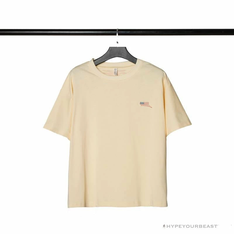 OFF-WHITE Loose X Oversized Chest Tee Shirt ‘BEIGE’