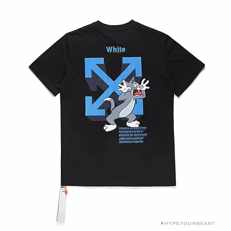 OFF-WHITE Tom And Jerry Loose Tee Shirt ‘BLACK’ T-Shirts