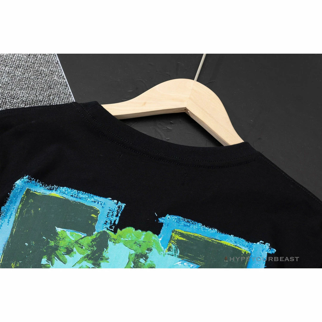 T-Shirts OFF-WHITE Big Tree HD Pattern Tee Shirt ‘BLACK’
