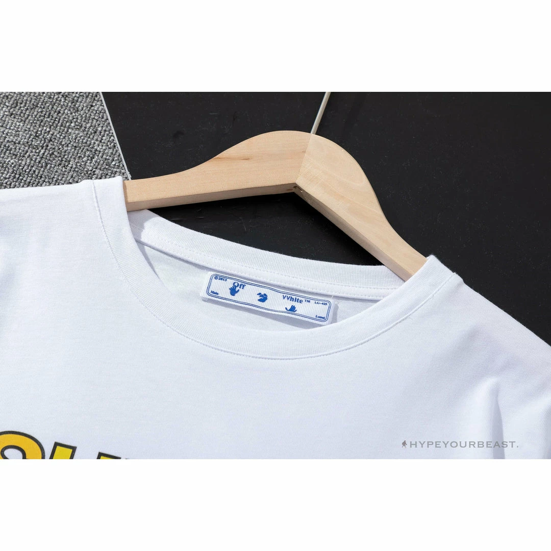 off-white S*pport love ‘white’ tee shirt t-shirts