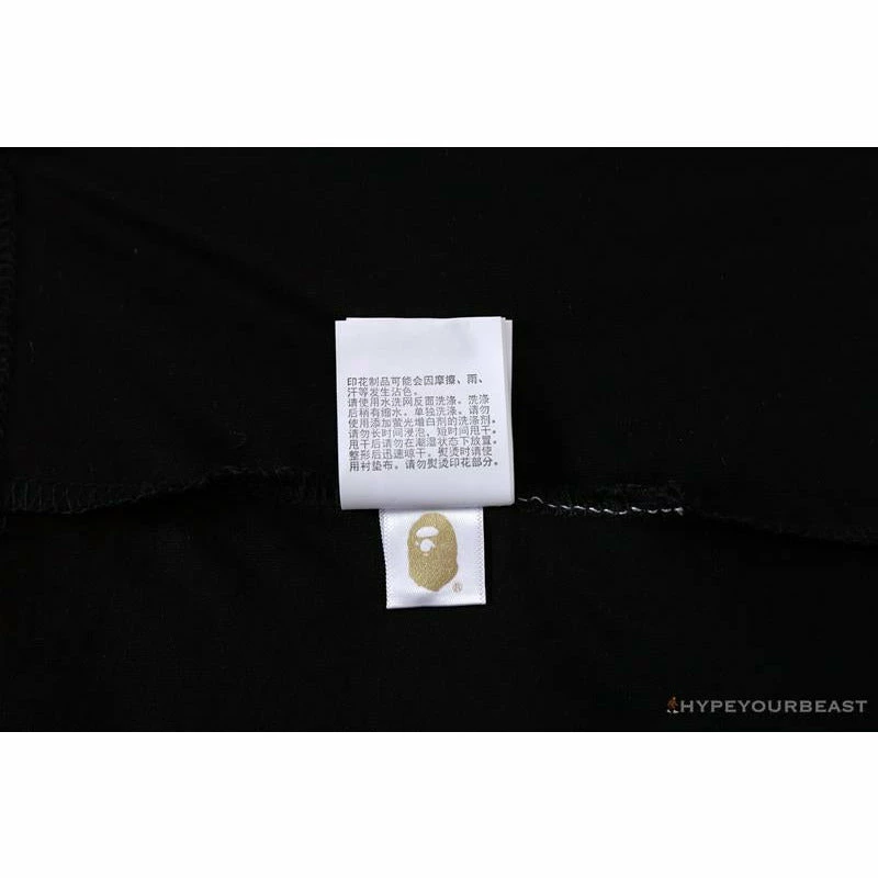 BAPE Japan Limited Edition Pink Cherry Tree Tee Shirt ‘BLACK’ Clothes