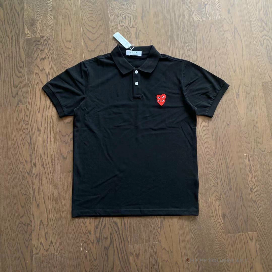 CDG Polo Shirt Black Shirts