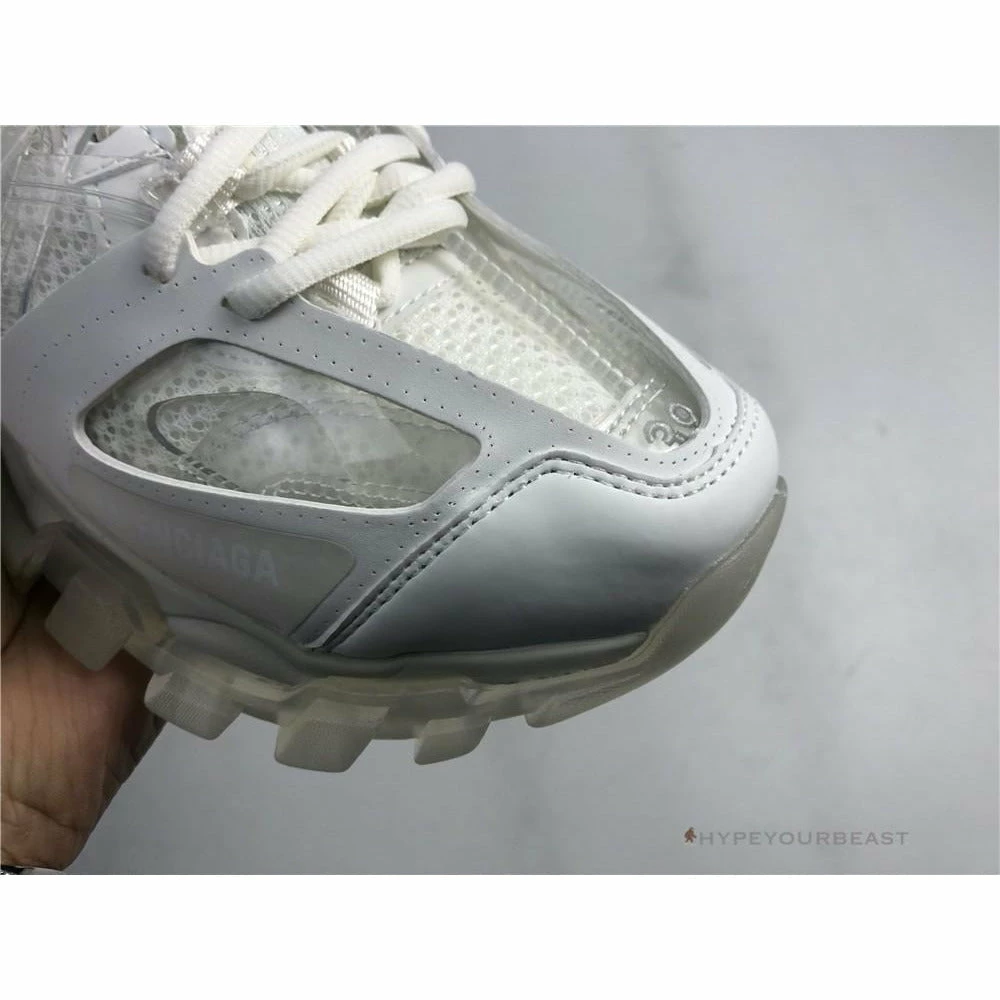 Ba*len*cia*ga track sneakers 3.0 white rubber sole