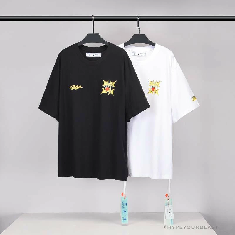 OFF-WHITE Dimensional Arrow Angry Calf Tee Shirt ‘BLACK’