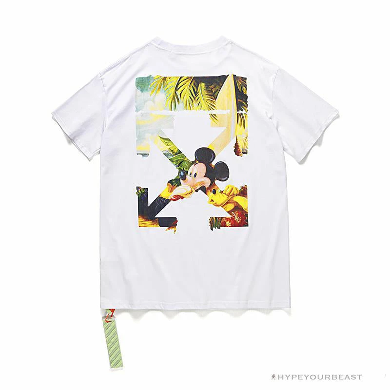 T-Shirts OFF-WHITE Disney Spring X Summer Mickey With Pluto Tee Shirt ‘WHITE’