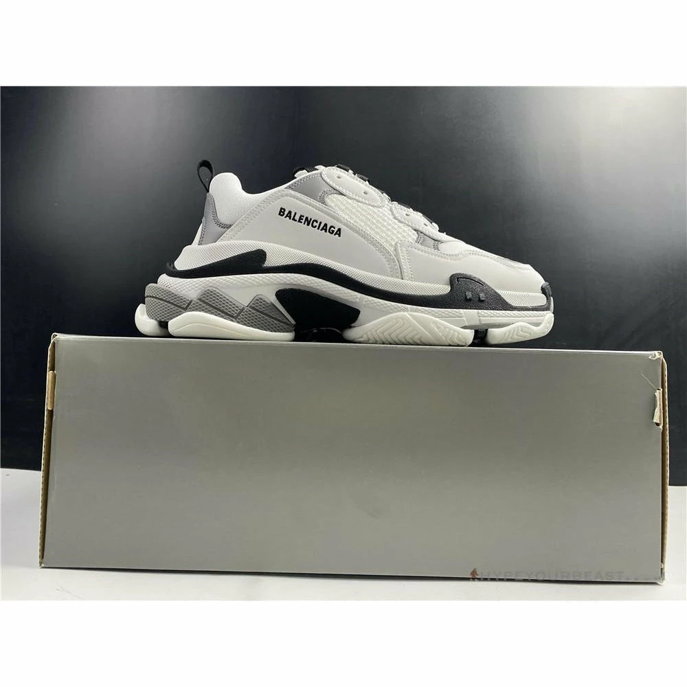bcg triple s white / black Ba*len*cia*ga triple s