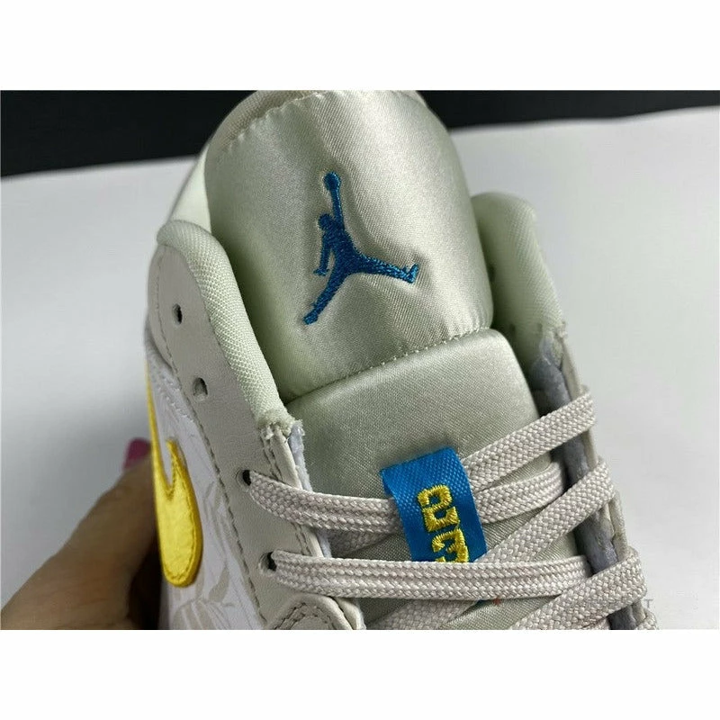 Air Jordan 1 Low ‘Palm Tree Beige Yellow’