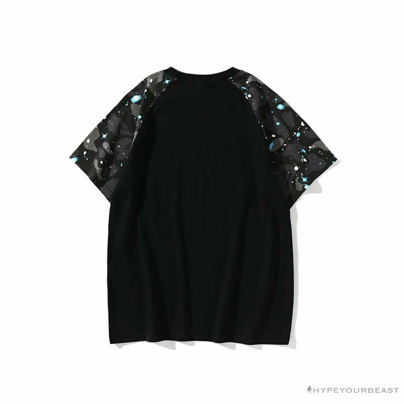 Clothes BAPE Baby Milo Galaxy Astronaut Luminous Tee Shirt ‘BLACK’