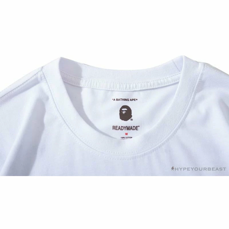BAPE Readymade Small Bee Camouflage Letter Tee Shirt ‘BLUE’