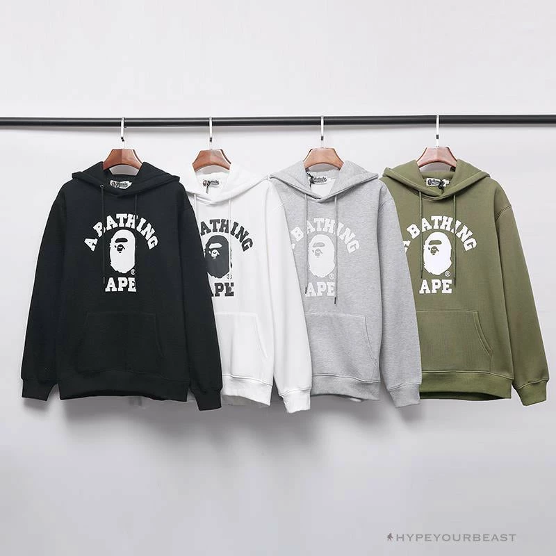 Clothes BAPE X Bathing Ape Head Hoodie ‘WHITE’