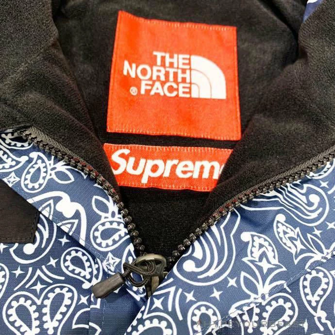 hypeyourbeast S*p*e x t*f bandana jacket blue hoodies & jackets