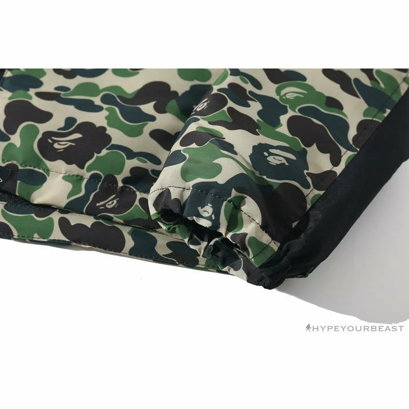 BAPE X FCRB Joint Double Zip Camouflage Hoodie ‘GREEN’