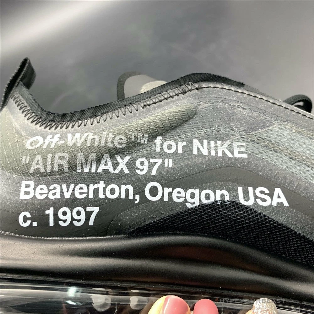 Off-White X Nike Air Max 97 Black