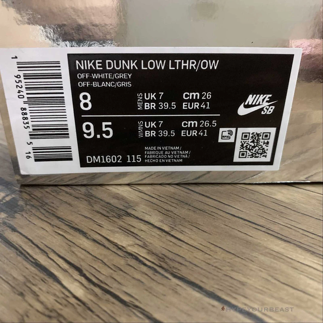 HypeYourBeast Off White X Nike Dunk Low ‘Dear Summer – 02/50’