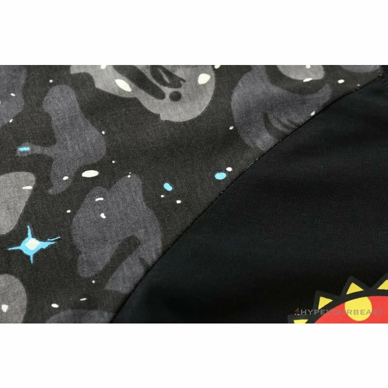 Clothes BAPE Baby Milo Galaxy Astronaut Luminous Tee Shirt ‘BLACK’