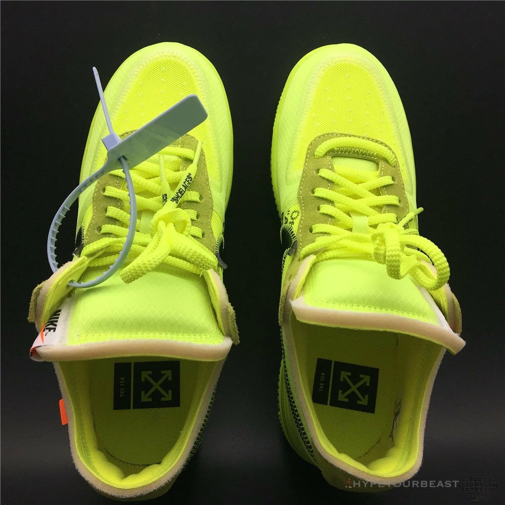 Off-White X Nike Air Force 1 Low “Volt”