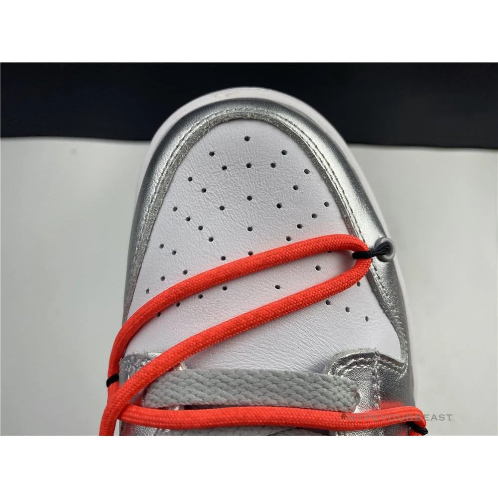 Nike Off-White X Dunk Low ‘Metallic Silver’