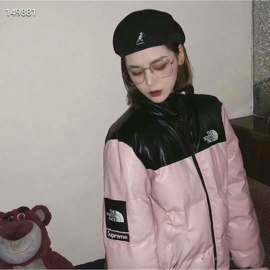 hypeyourbeast hoodies & jackets t*f x S*p*e jacket pink