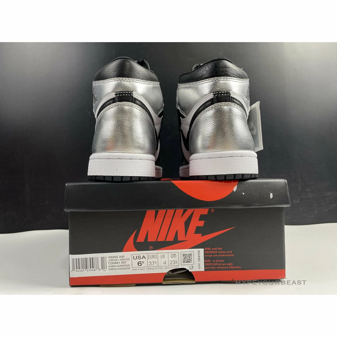Air Jordan 1 Retro High Silver Toe