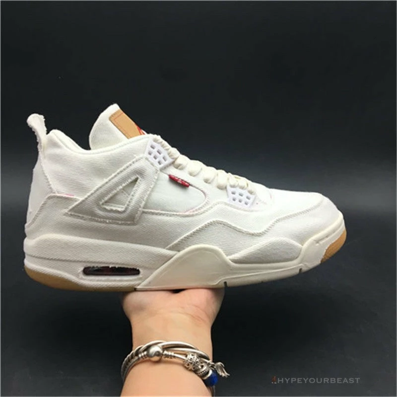 Jordan 4 X Levi’s White