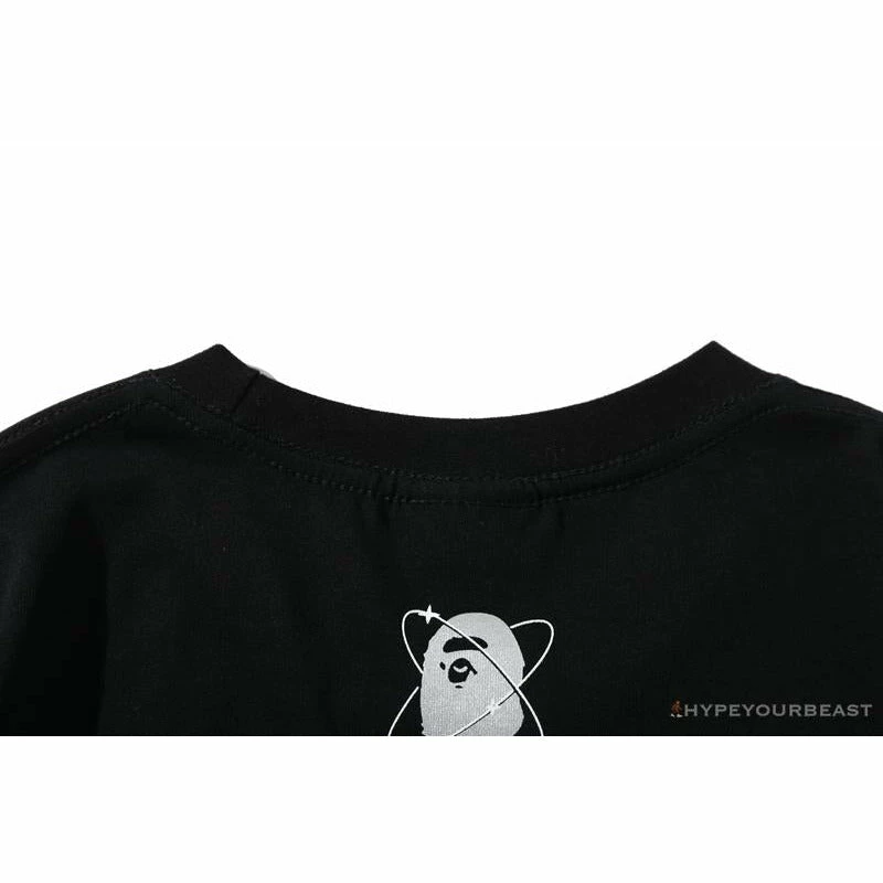 Clothes BAPE Universe Solar System Ape Man Head Tee Shirt ‘BLACK’