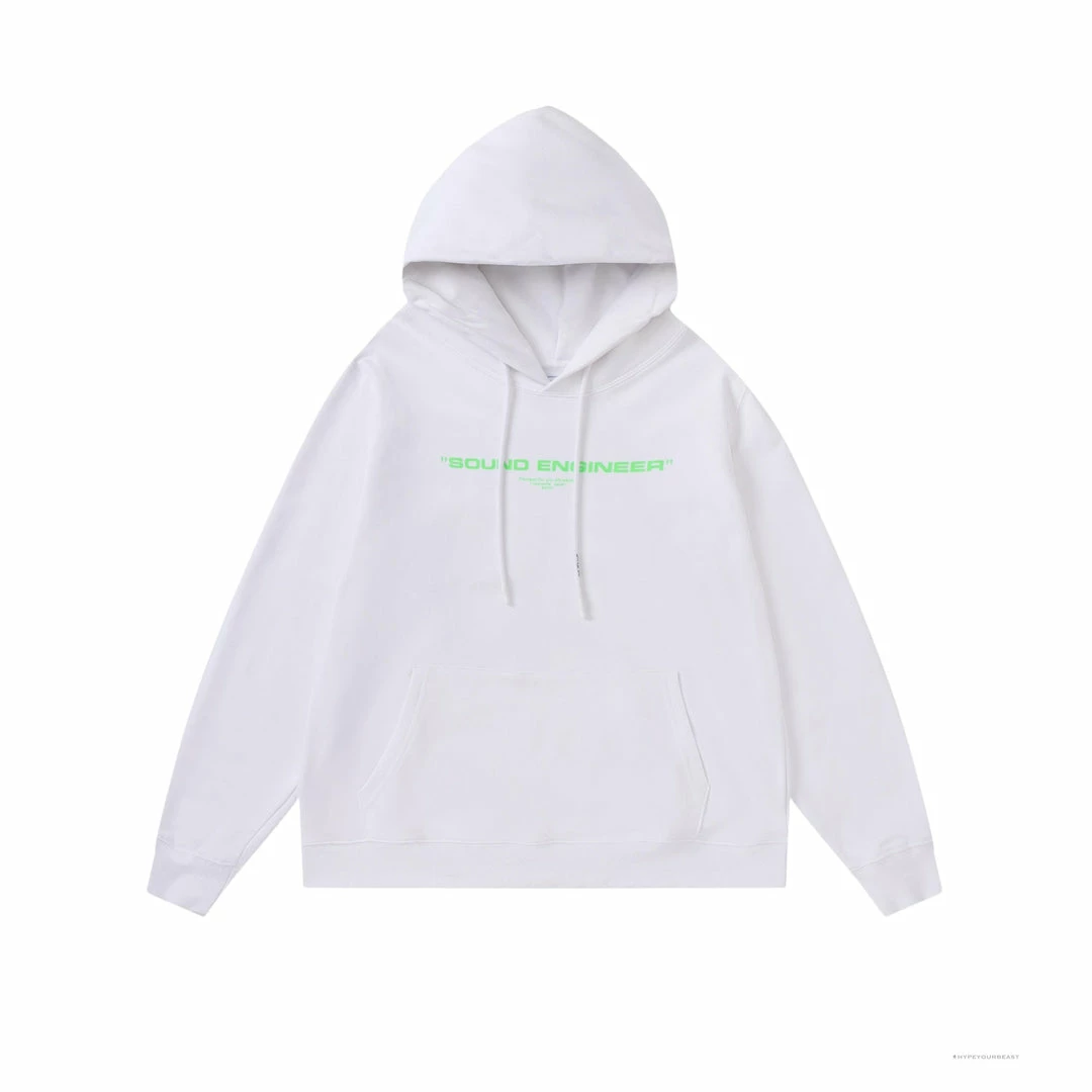 HypeYourBeast Hoodies & Jackets Off White Hoodie Machine White