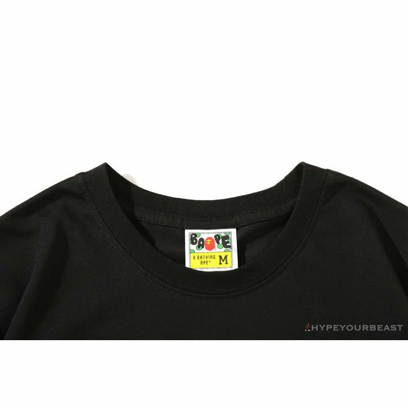 BAPE Baby Milo Ring Colorful Kaleidoscope Tee Shirt ‘BLACK’ Clothes