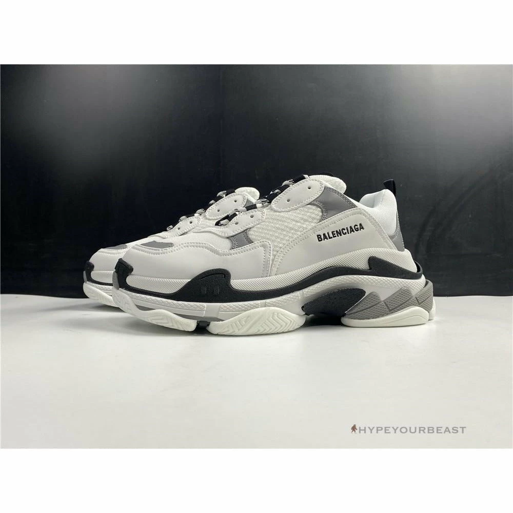 bcg triple s white / black Ba*len*cia*ga triple s