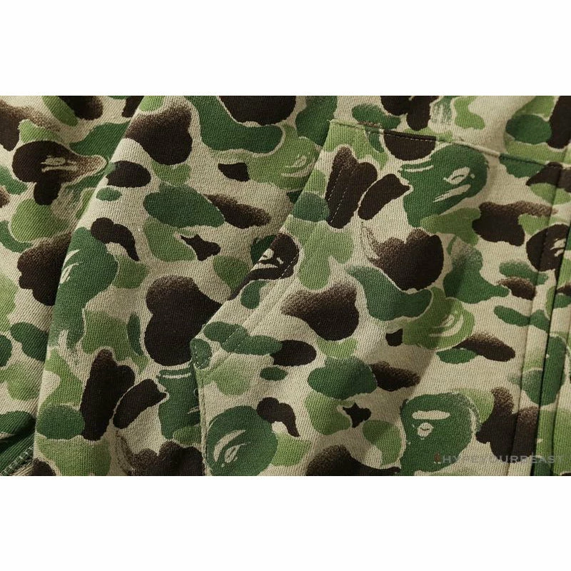 Clothes BAPE Chinese Style Ink Camouflage 10th Anniversary Limited Hoodie ‘GREEN’