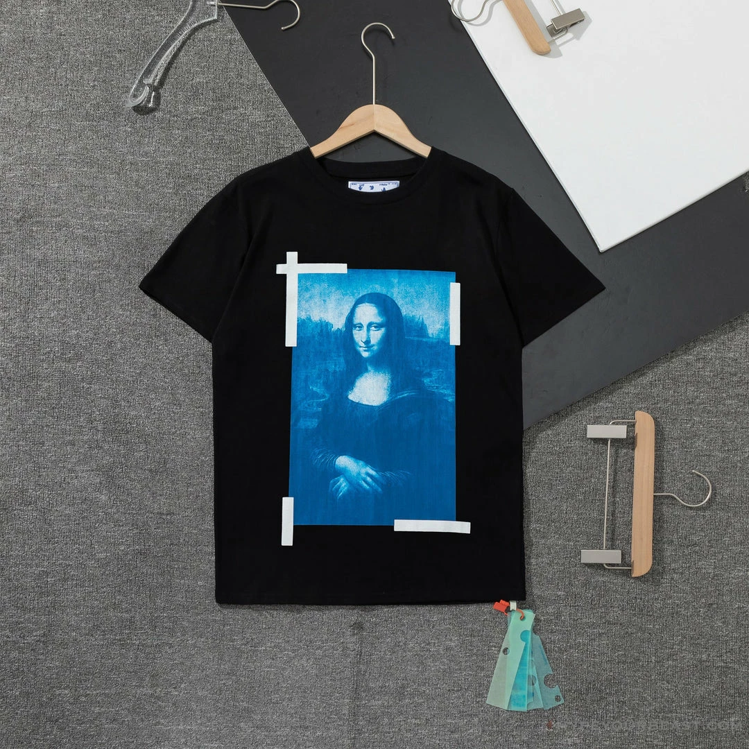 OFF-WHITE Classic Mona Lisa Print Tee Shirt ‘BLACK’