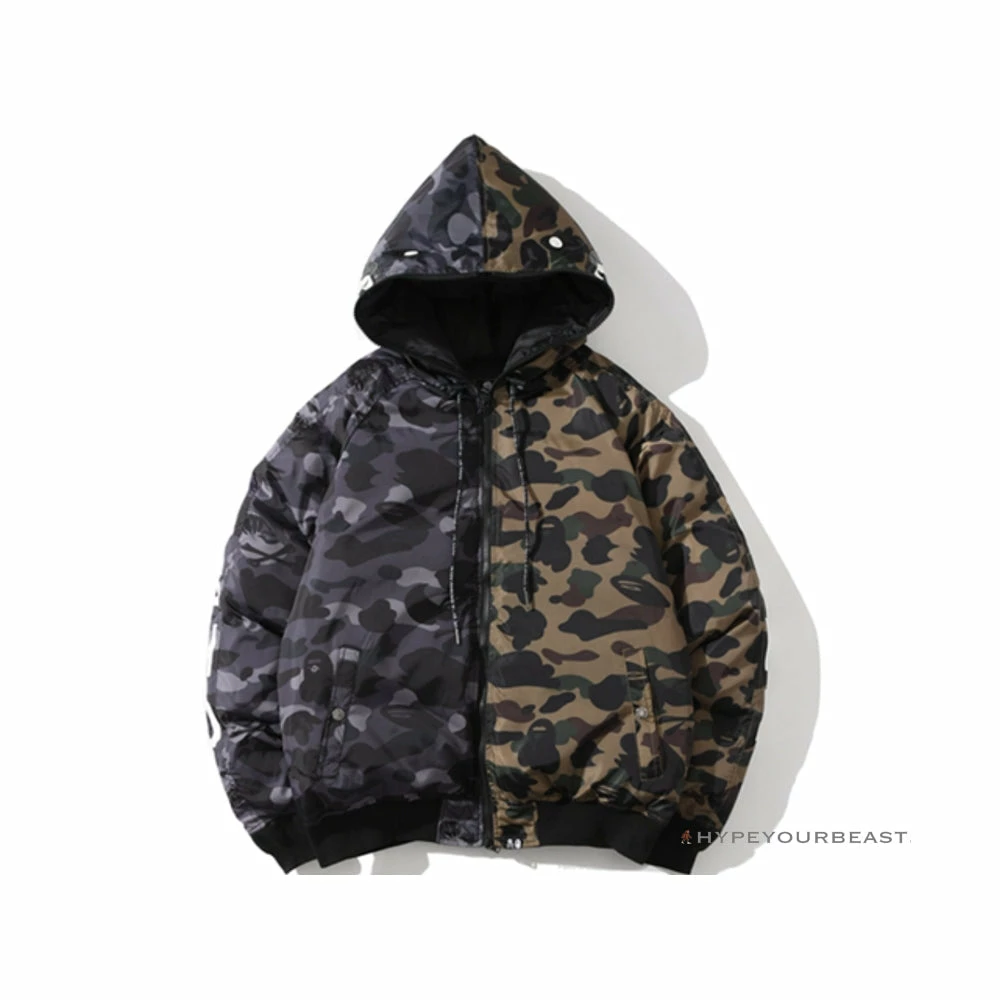 HypeYourBeast Bape Camo Hoodie Green Black Clothes