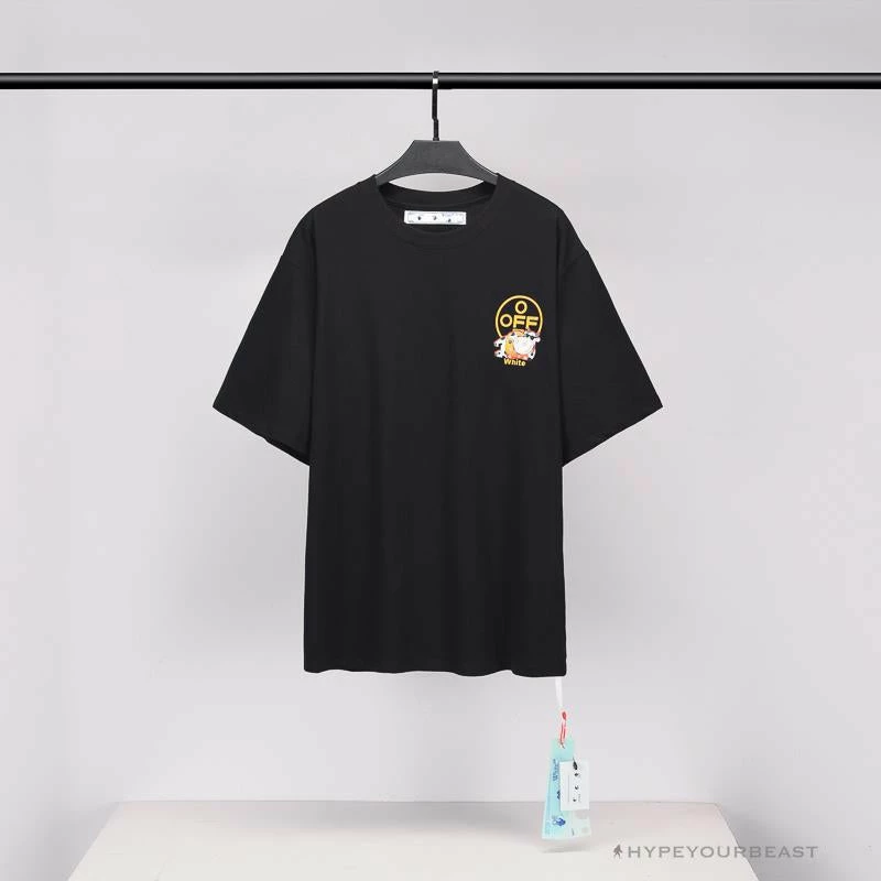 OFF-WHITE Hawaiian Cow Arrow Tee Shirt ‘BLACK’