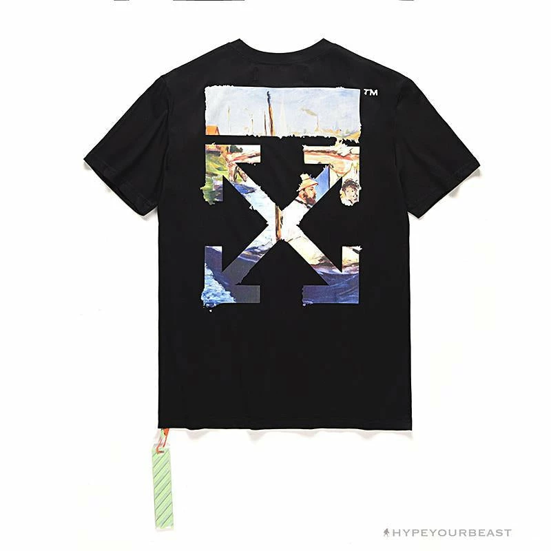 OFF-WHITE Monet Tee Shirt ‘BLACK’