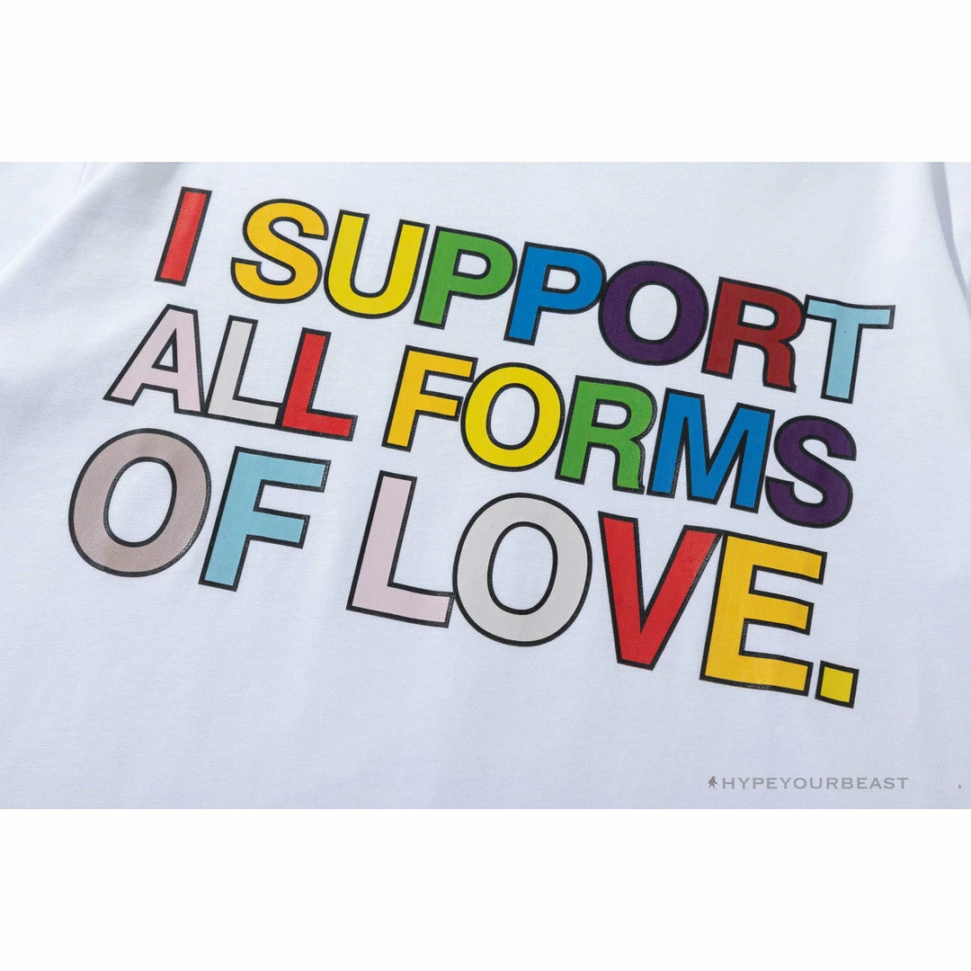 off-white S*pport love ‘white’ tee shirt t-shirts