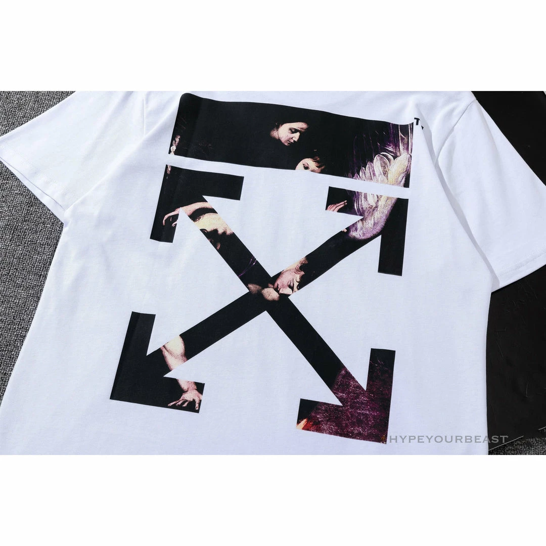 T-Shirts OFF-WHITE Mary Religious Oil Painting Tee Shirt ‘WHITE’