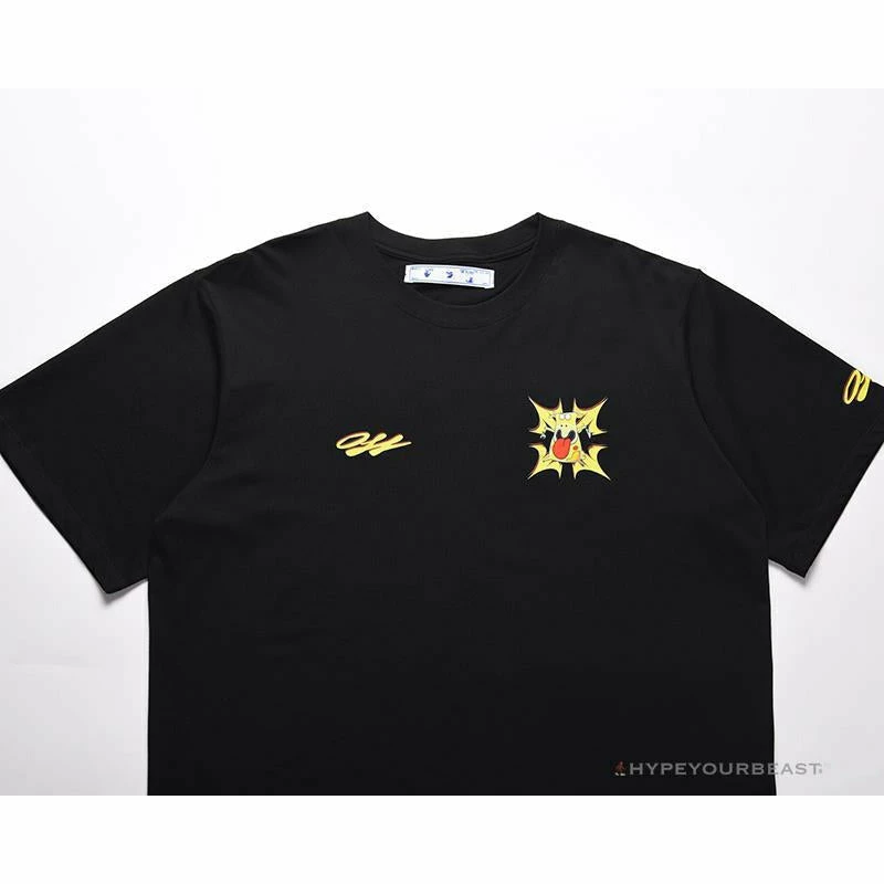OFF-WHITE Dimensional Arrow Angry Calf Tee Shirt ‘BLACK’