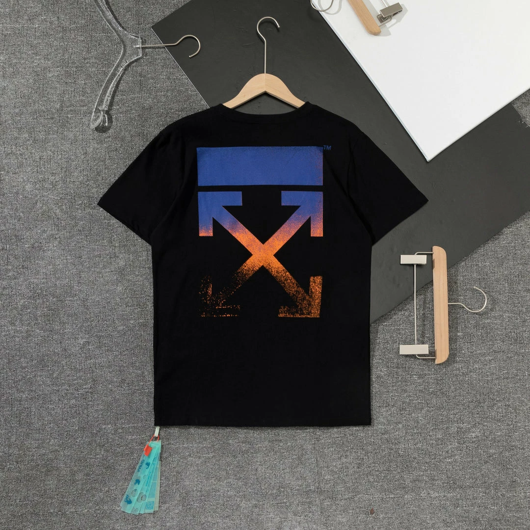 OFF-WHITE Gradient Classic Cross Arrow Tee Shirt ‘BLACK’