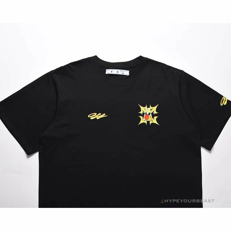 OFF-WHITE Dimensional Arrow Angry Calf Tee Shirt ‘BLACK’