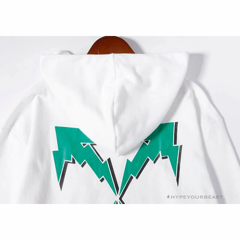 OFF-WHITE Green Arrow Hoodie ‘WHITE’