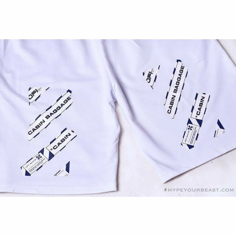 Pants OFF-WHITE Cabin Cabbage Shorts ‘WHITE’