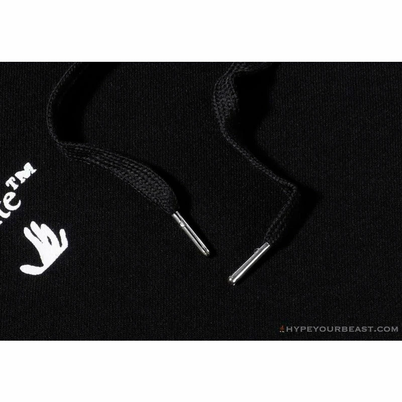 OFF-WHITE Classic Print Hoodie ‘BLACK’ Hoodies & Jackets