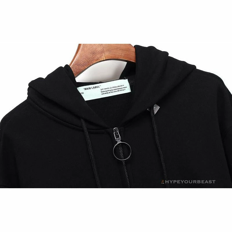 OFF-WHITE Angel Jesus Religious Print Hoodie ‘BLACK’ Hoodies & Jackets