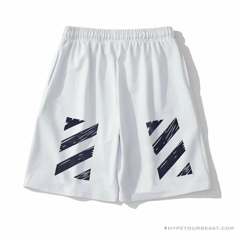 OFF-WHITE Classic Seeing Things Shorts ‘WHITE’