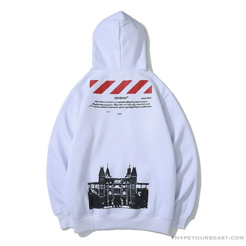 OFF-WHITE CO VIRGIL ABLO Netherlands Museum Hoodie ‘WHITE’ Hoodies & Jackets