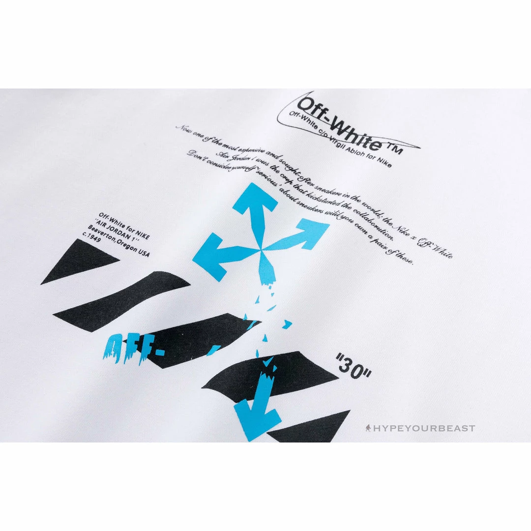 HypeYourBeast Shirts Off-White X Nike Shirt Doraemon White