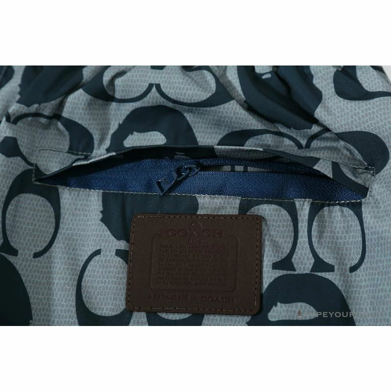 BAPE X COACH Co-Branded Grey-Blue Shorts Clothes
