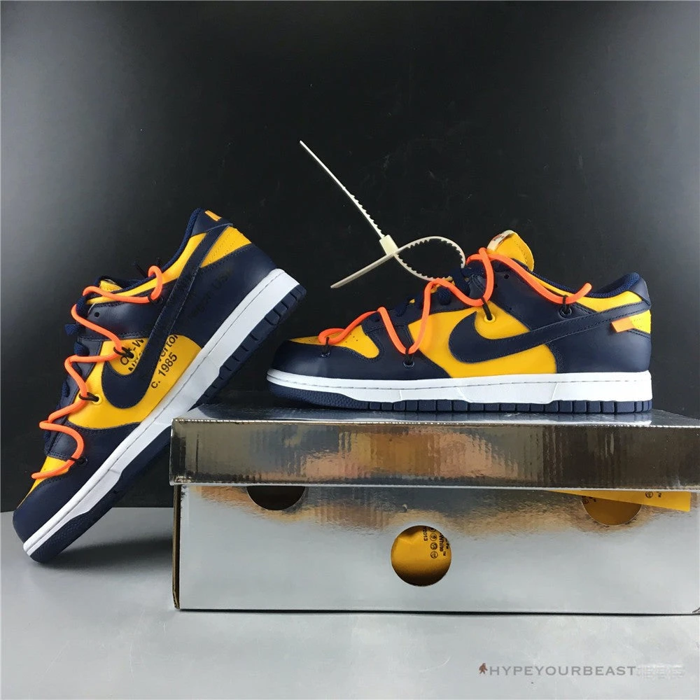 Nike Off-White X Dunk Low ‘University Gold’